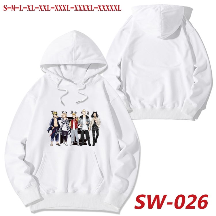 Tokyo Revengers   Autumn cotton hooded sweatshirt thin pullover sweater from S to 5XL  SW-026