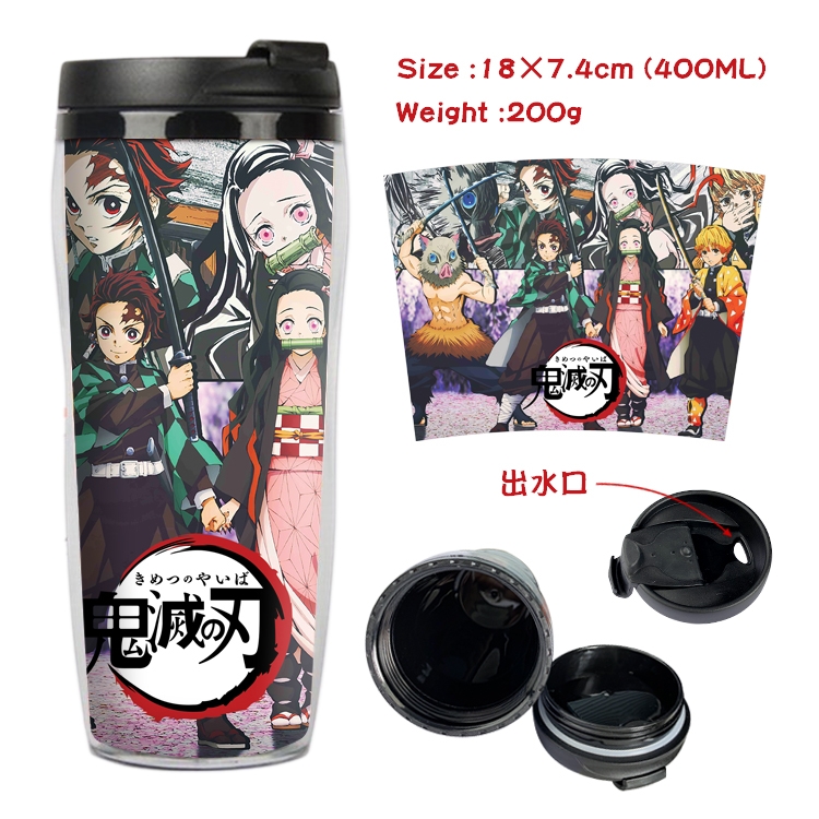 Demon Slayer Kimets Starbucks Leakproof Insulation cup Kettle 18X7.4CM 400ML