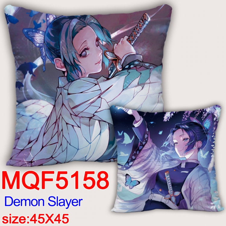 Demon Slayer Kimets Square double-sided full-color pillow cushion 45X45CM NO FILLING MQF 5158
