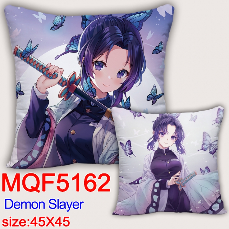 Demon Slayer Kimets Square double-sided full-color pillow cushion 45X45CM NO FILLING  MQF 5162