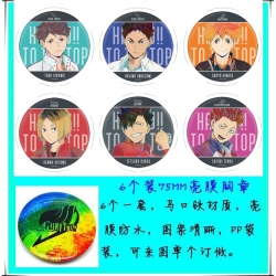 Haikyuu!! Anime round Badge Br...