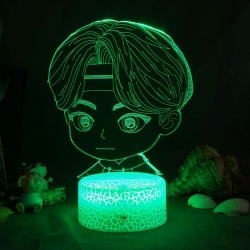 BTS 3D night light USB touch s...