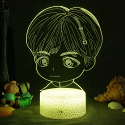 BTS 3D night light USB touch s...