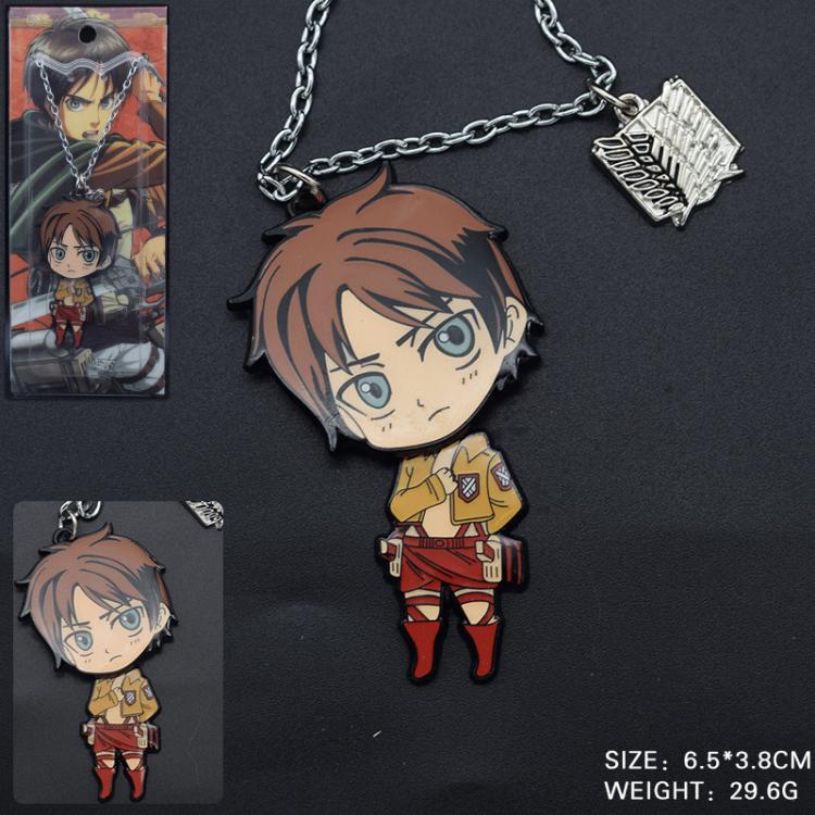 Shingeki no Kyojin Anime cartoon metal necklace pendant price for 5 pcs