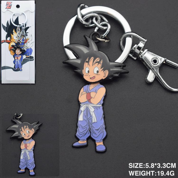 DRAGON BALL Anime cartoon turning keychain school bag pendant