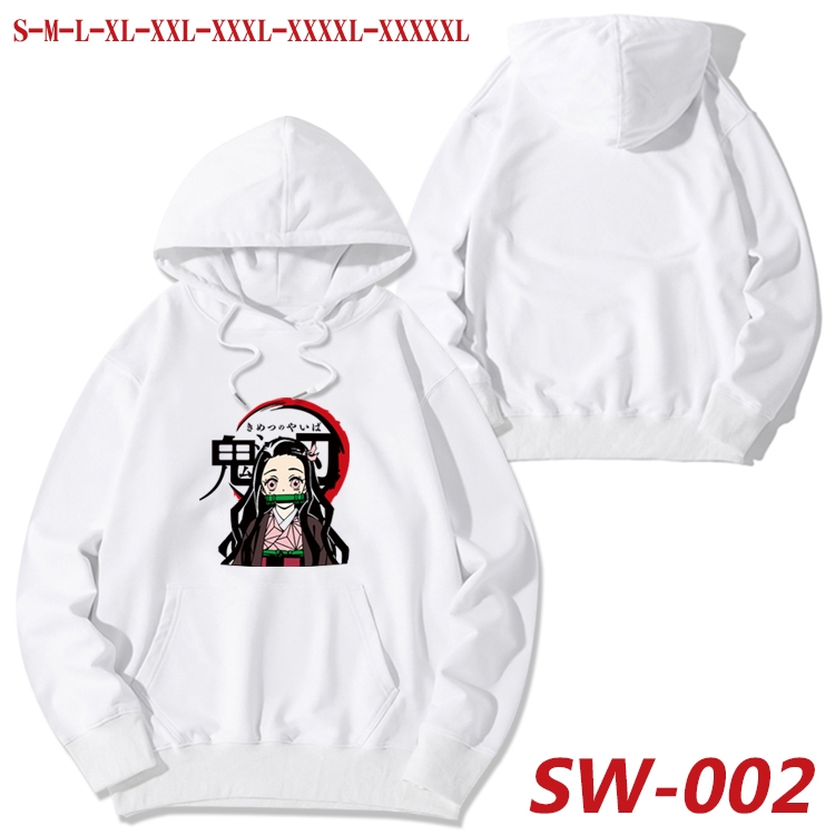 Demon Slayer Kimets Autumn cotton hooded sweatshirt thin pullover sweater from S to 5XL SW-002