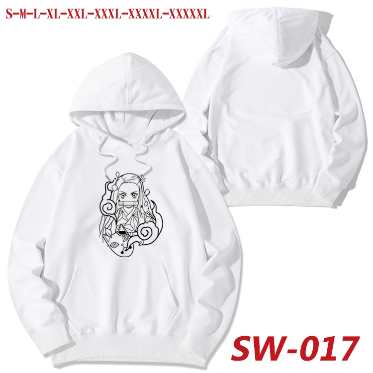 Demon Slayer Kimets Autumn cotton hooded sweatshirt thin pullover sweater from S to 5XL SW-017