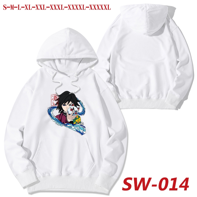 Demon Slayer Kimets Autumn cotton hooded sweatshirt thin pullover sweater from S to 5XL SW-014