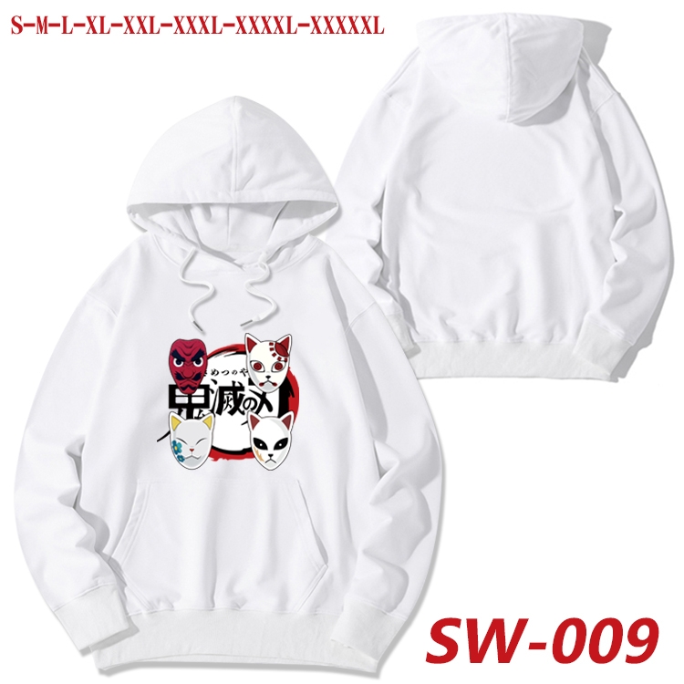 Demon Slayer Kimets Autumn cotton hooded sweatshirt thin pullover sweater from S to 5XL SW-009