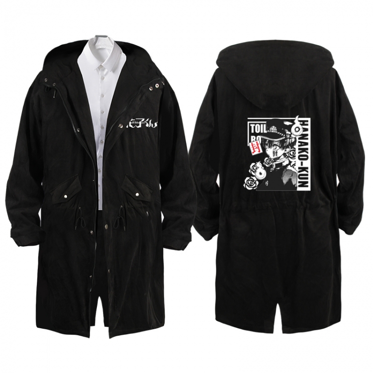 Toilet-bound Hanako-kun  Anime Peripheral Hooded Long Windbreaker Jacket from S to 3XL