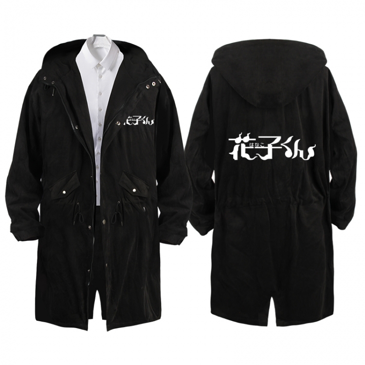 Toilet-bound Hanako-kun  Anime Peripheral Hooded Long Windbreaker Jacket from S to 3XL