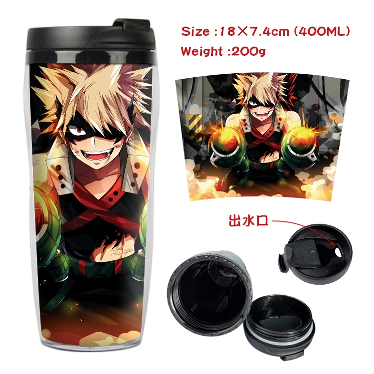  My Hero Academia Starbucks Leakproof Insulation cup Kettle 18X7.4CM 400ML