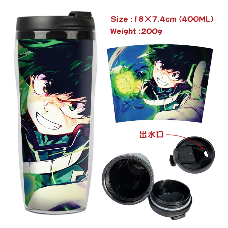 My Hero Academia Starbucks Leakproof Insulation cup Kettle 18X7.4CM 400ML