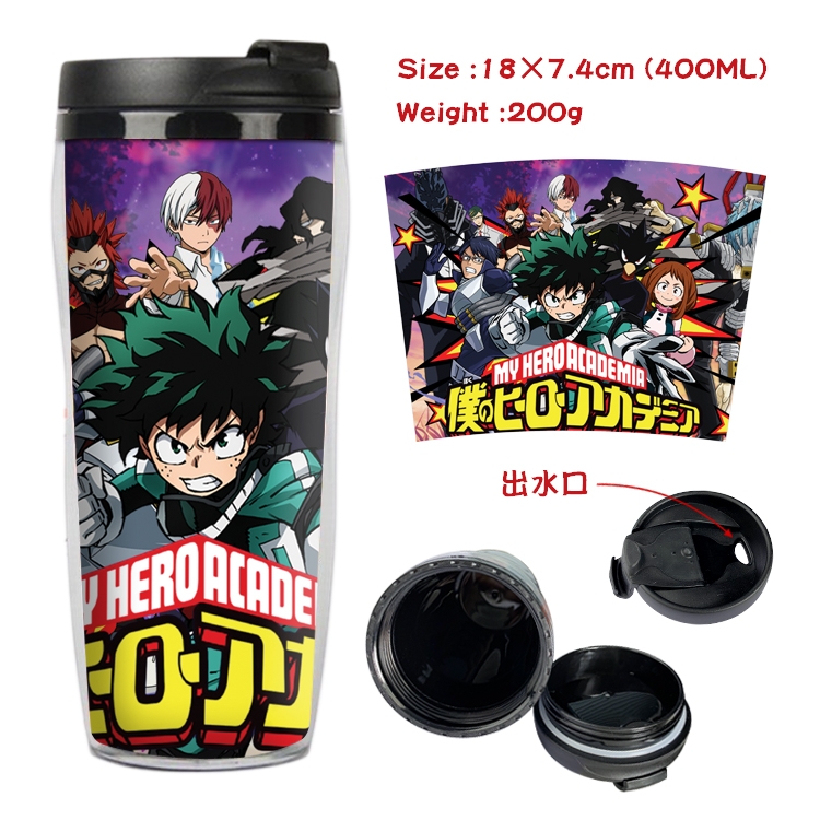  My Hero Academia Starbucks Leakproof Insulation cup Kettle 18X7.4CM 400ML