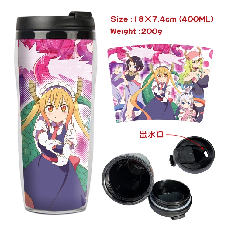 Miss Kobayashis Dragon Maid Starbucks Leakproof Insulation cup Kettle 18X7.4CM 400ML