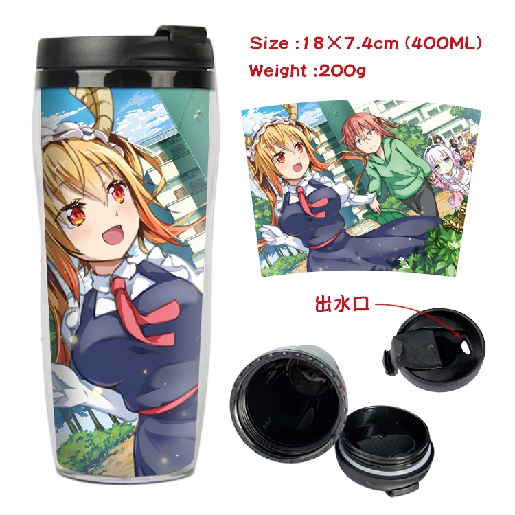 Miss Kobayashis Dragon Maid Starbucks Leakproof Insulation cup Kettle 18X7.4CM 400ML