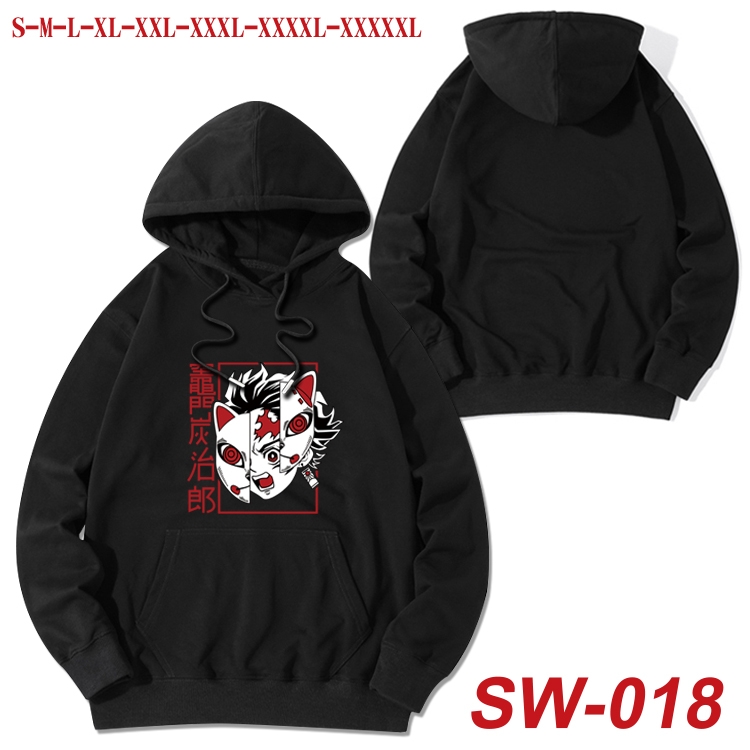 Demon Slayer Kimets cotton hooded sweatshirt thin pullover sweater from S to 5XL SW-018