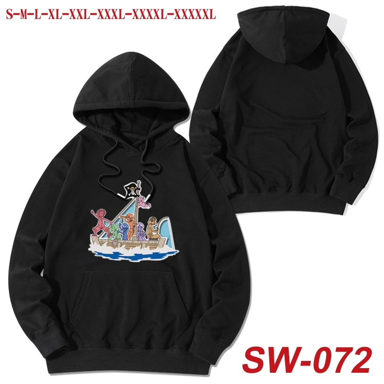 One Piece cotton hooded sweatshirt thin pullover sweater from S to 5XL SW-072