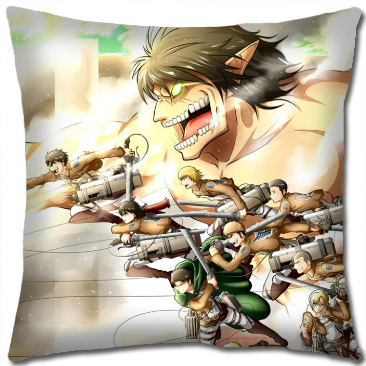 Shingeki no Kyojin Anime square full-color pillow cushion 45X45CM NO FILLING  J12-275