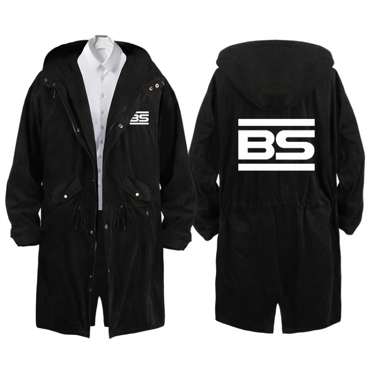 Arknights  Anime Peripheral Hooded Long Windbreaker Jacket from S to 3XL