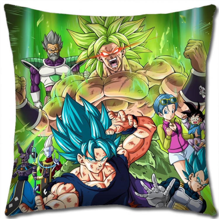 DRAGON BALL Anime square full-color pillow cushion 45X45CM NO FILLING  GB-393