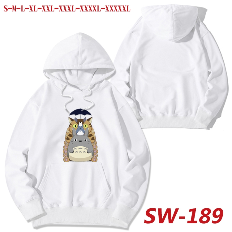 TOTORO cotton hooded sweatshirt thin pullover sweater from S to 5XL SW-189