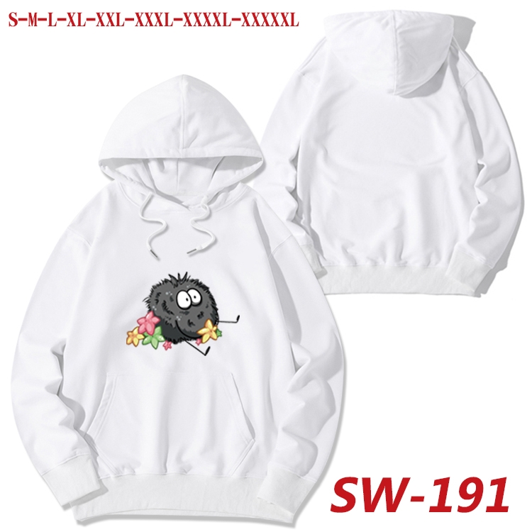 TOTORO cotton hooded sweatshirt thin pullover sweater from S to 5XL SW-191