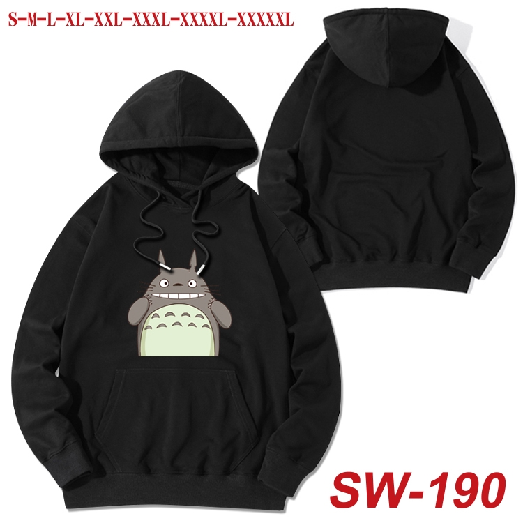 TOTORO cotton hooded sweatshirt thin pullover sweater from S to 5XL SW-190