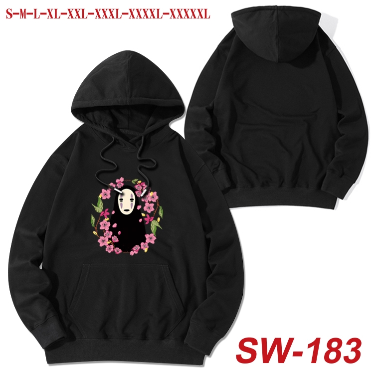 TOTORO cotton hooded sweatshirt thin pullover sweater from S to 5XL  SW-183