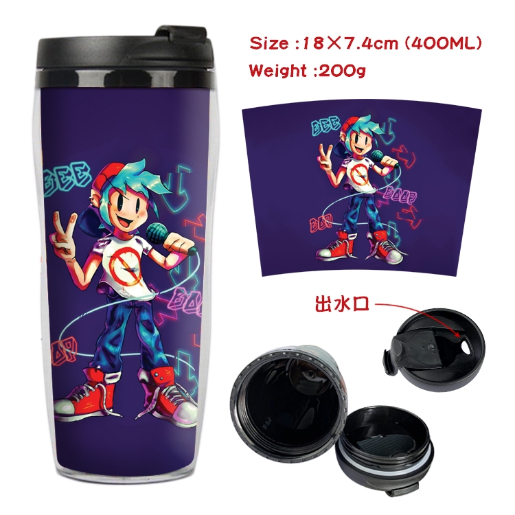 Friday Night Funkin Starbucks Leakproof Insulation cup Kettle 18X7.4CM 400ML