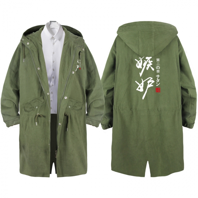 The Seven Deadly Sins  Anime Peripheral Hooded Long Windbreaker Jacket from S to 3XL