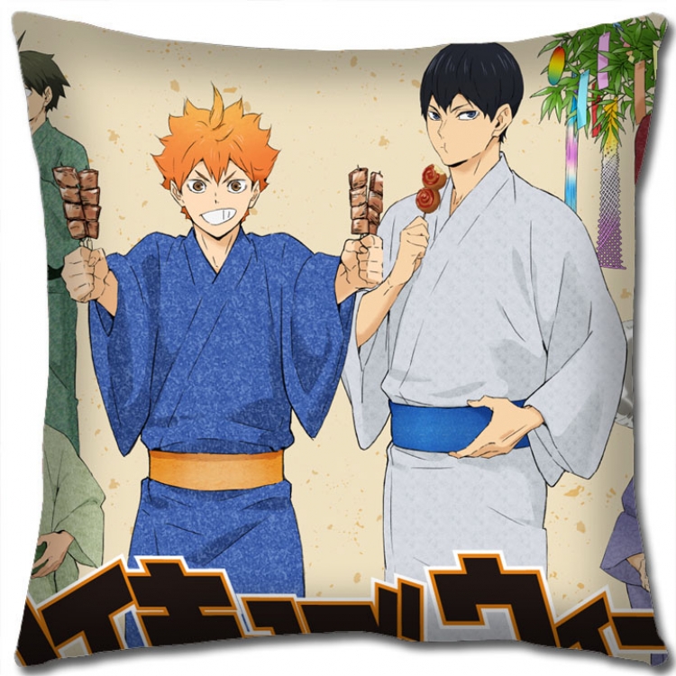 Haikyuu!! Anime square full-color pillow cushion 45X45CM NO FILLING  p1-366