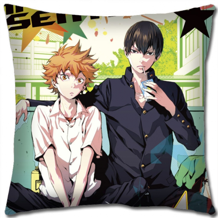 Haikyuu!! Anime square full-color pillow cushion 45X45CM NO FILLING  p1-358