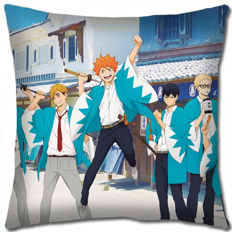 Haikyuu!! Anime square full-color pillow cushion 45X45CM NO FILLING p1-370