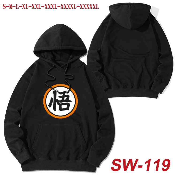 DRAGON BALL cotton hooded sweatshirt thin pullover sweater from S to 5XL SW-119