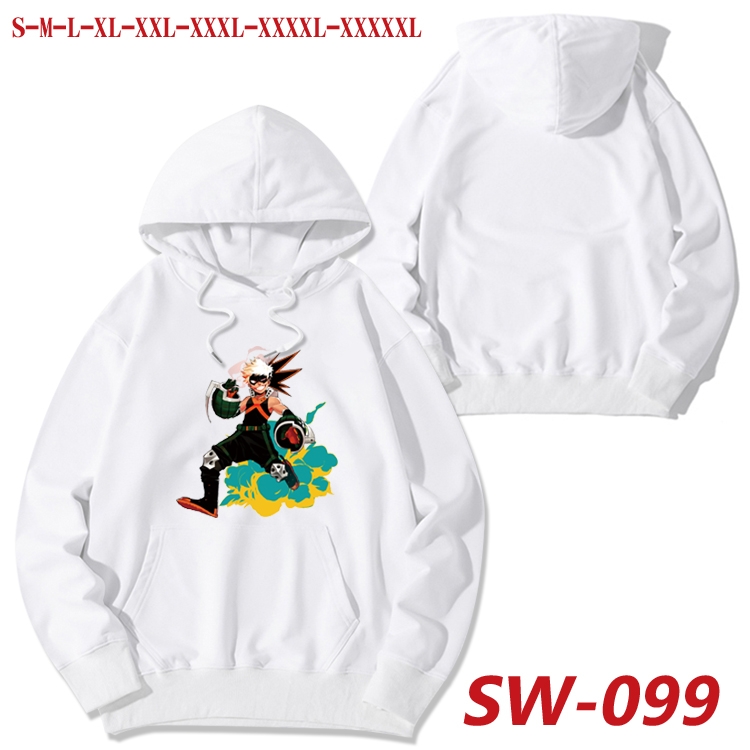My Hero Academia cotton hooded sweatshirt thin pullover sweater from S to 5XL  SW-099