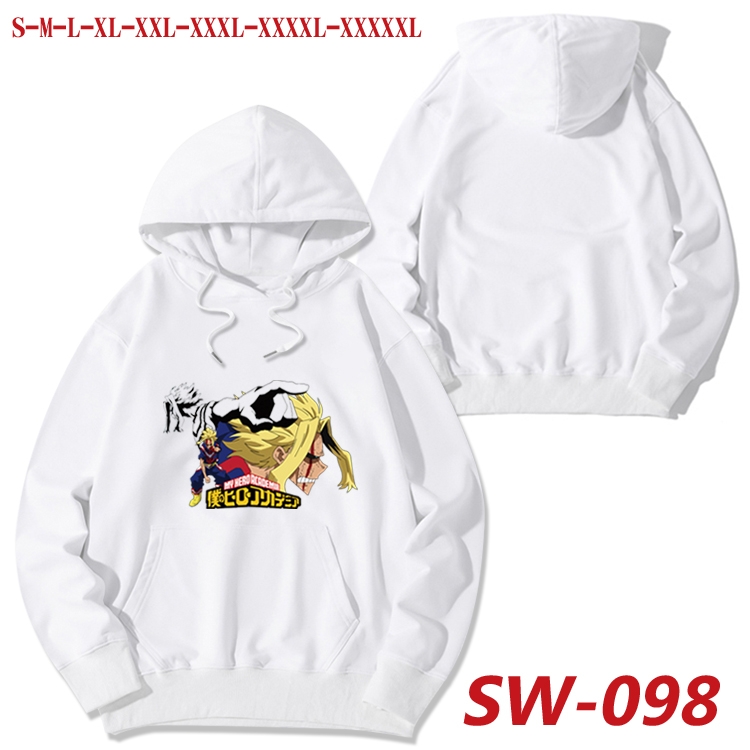My Hero Academia cotton hooded sweatshirt thin pullover sweater from S to 5XL SW-098