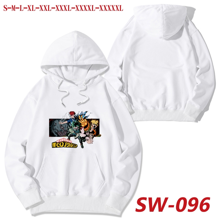 My Hero Academia cotton hooded sweatshirt thin pullover sweater from S to 5XL SW-096
