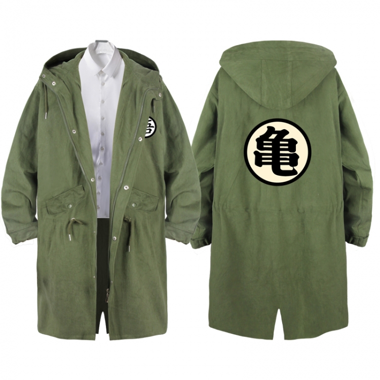 DRAGON BALL  Anime Peripheral Hooded Long Windbreaker Jacket from S to 3XL