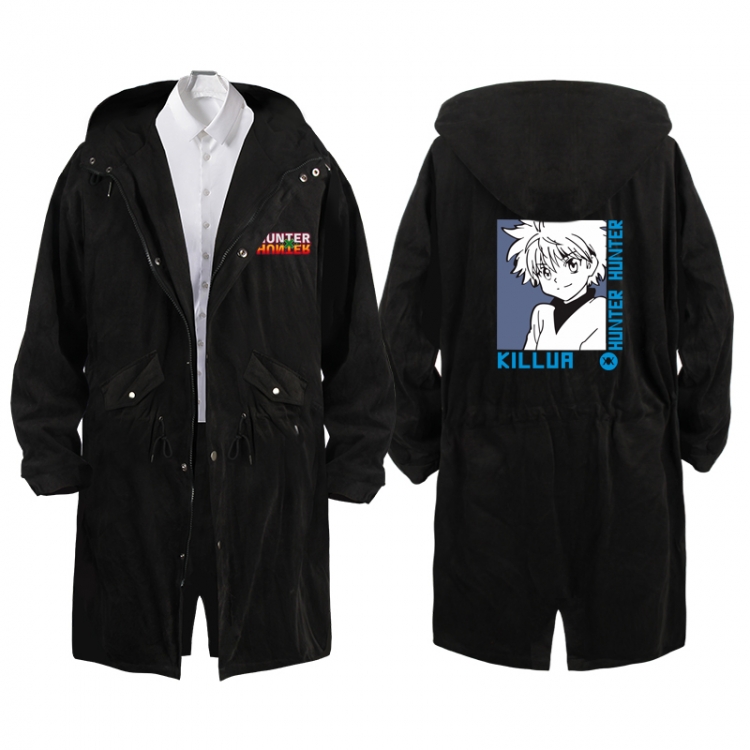 HunterXHunter  Anime Peripheral Hooded Long Windbreaker Jacket from S to 3XL
