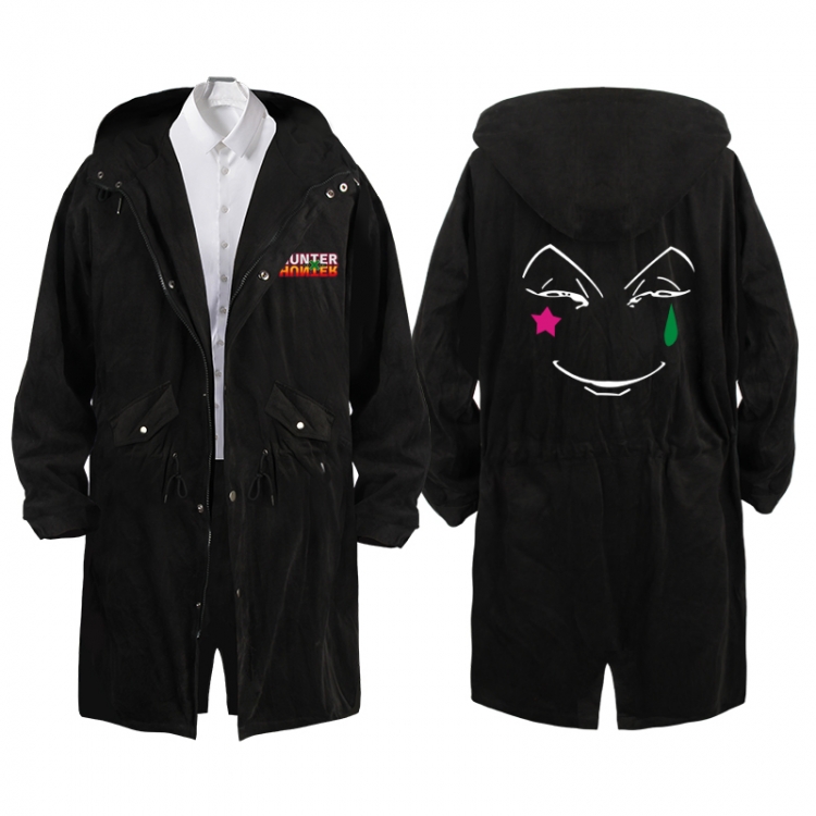 HunterXHunter  Anime Peripheral Hooded Long Windbreaker Jacket from S to 3XL