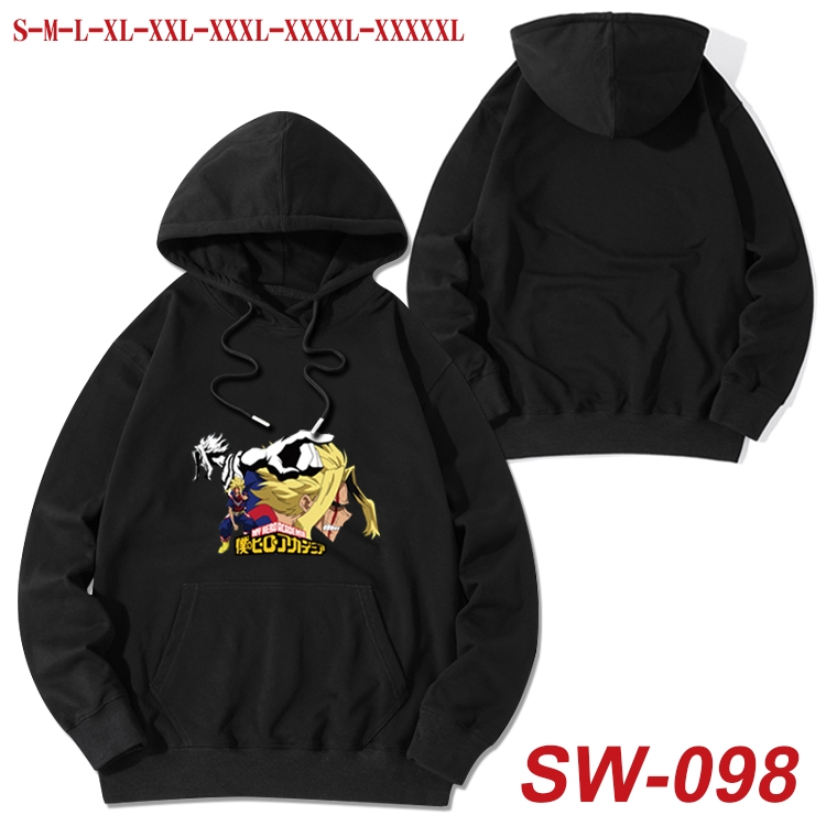 My Hero Academia cotton hooded sweatshirt thin pullover sweater from S to 5XL SW-098