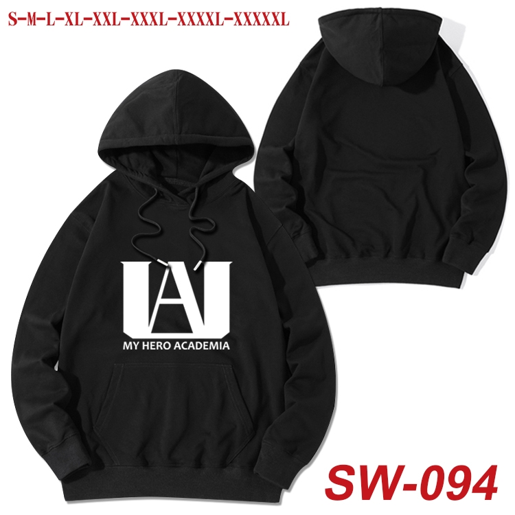 My Hero Academia cotton hooded sweatshirt thin pullover sweater from S to 5XL  SW-094