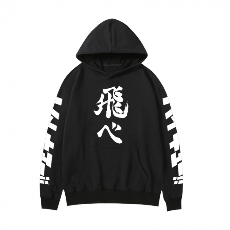 Haikyuu!!  Anime print fashion casual hooded sweater  from S to 3XL