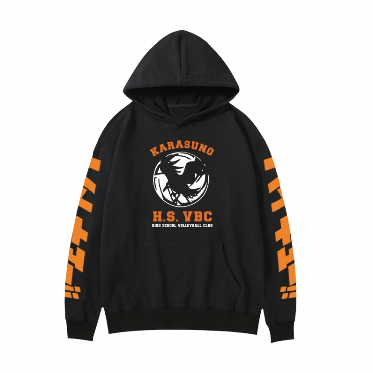 Haikyuu!!  Anime print fashion casual hooded sweater  from S to 3XL