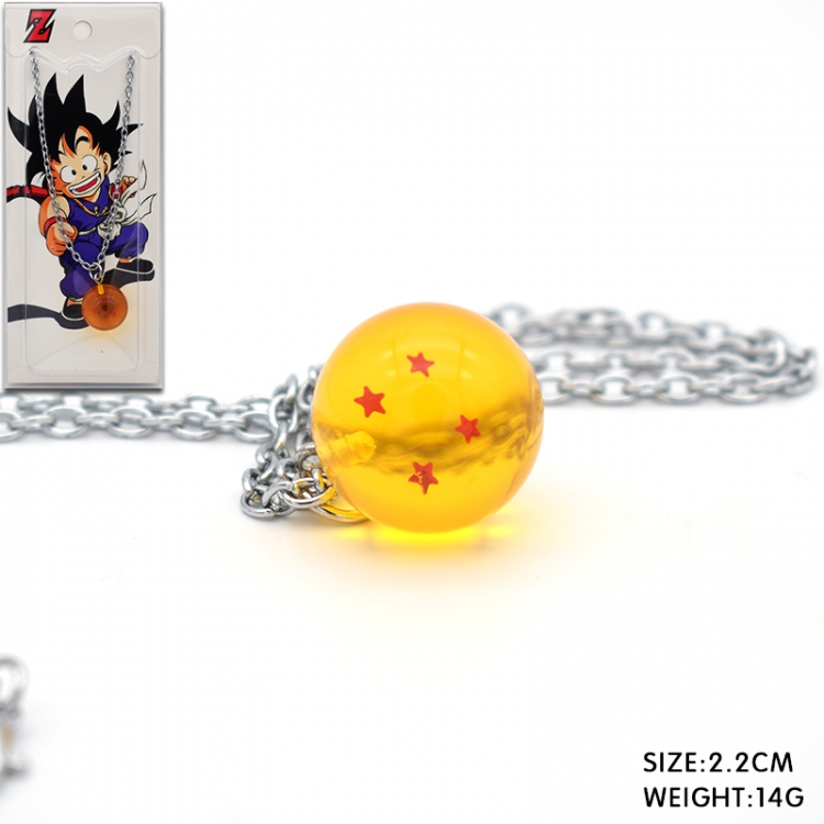 DRAGON BALL Anime cartoon metal necklace pendant price for 5 pcs