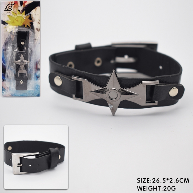 Naruto Anime peripheral Bracelet Leather Bracelet