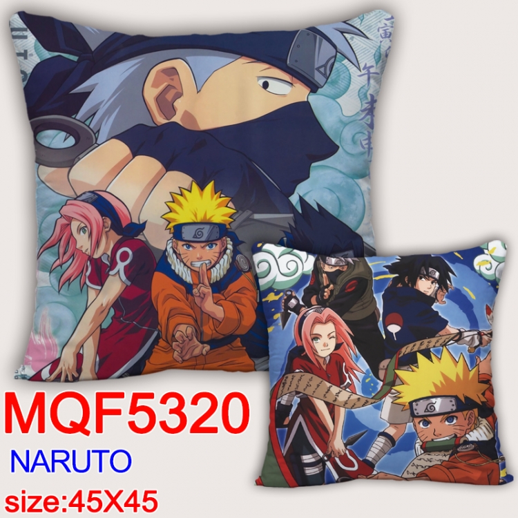 Naruto Square double-sided full-color pillow cushion 45X45CM NO FILLING MQF 5320