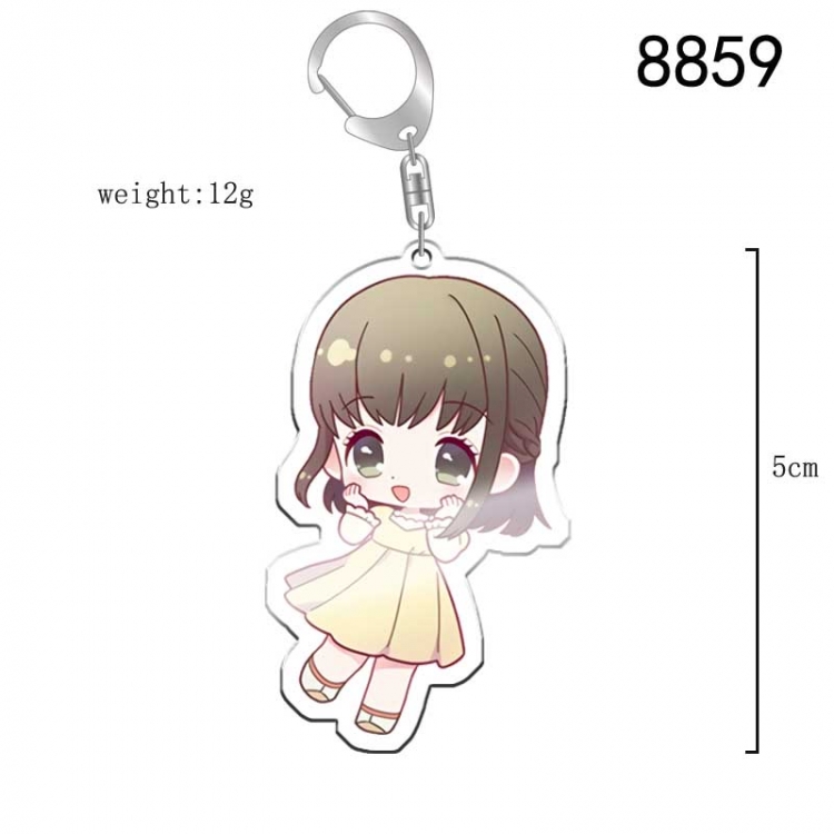 Fruits Basket Anime acrylic Key Chain  price for 5 pcs 8859