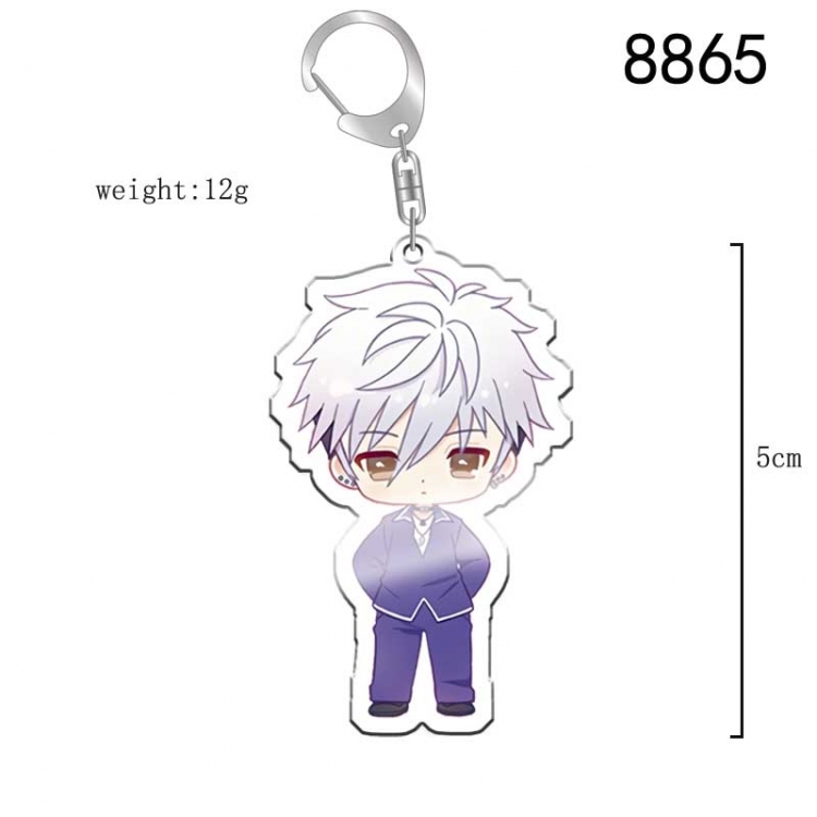 Fruits Basket Anime acrylic Key Chain  price for 5 pcs 8865